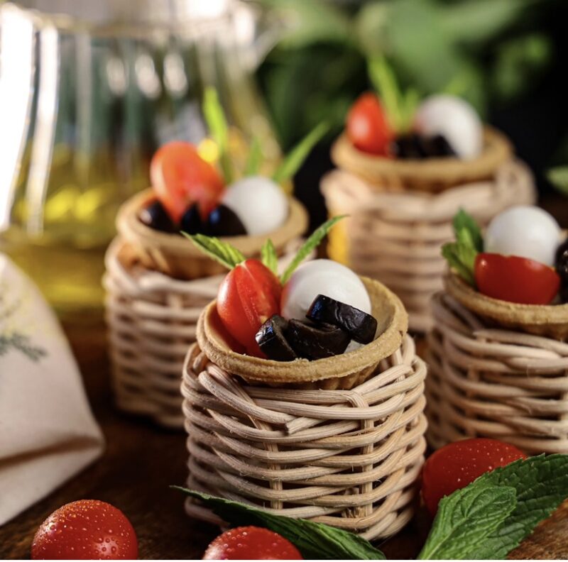 MOZZARELLA PEYNİRLİ ve ZEYTİNLİ TARTOLET