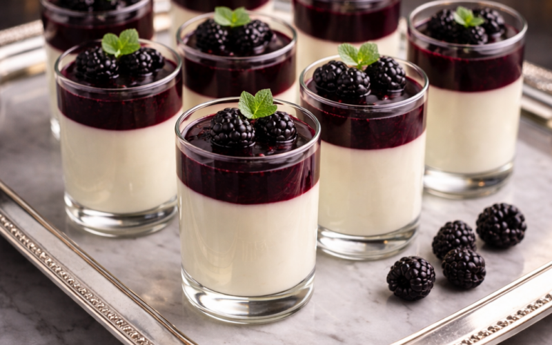 PANNA COTTA BÖĞÜRTLENLİ